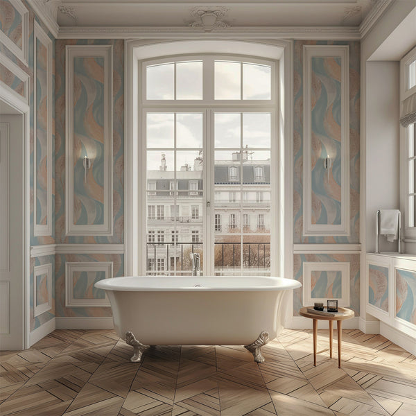 Volute Mist by Maison Martin Morel, wallpaper