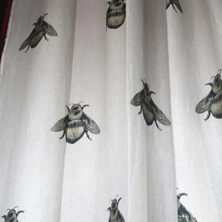 Napoleon Bee Handprinted Black & Pale Gold