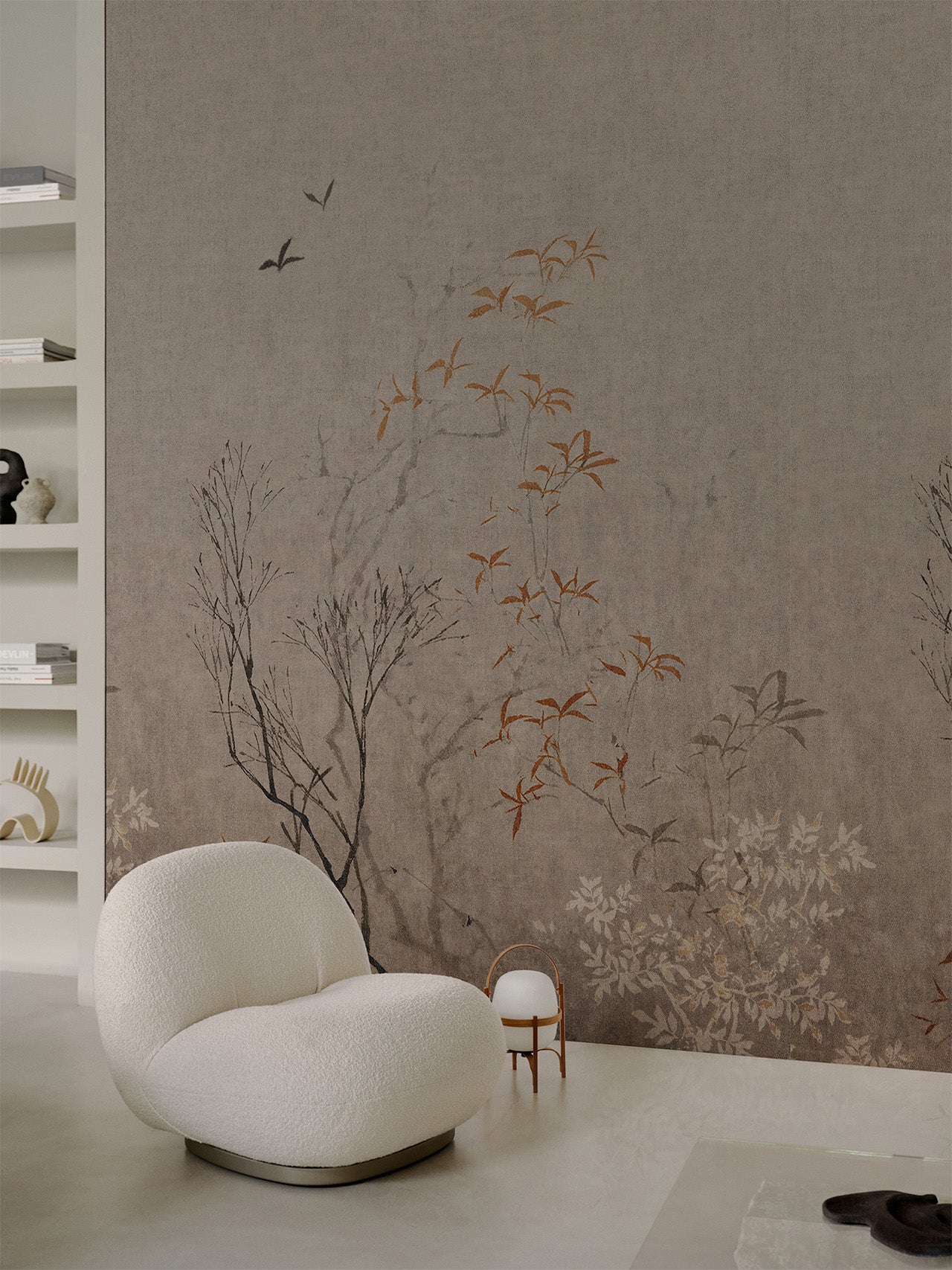 Rimmel Beige by Wall&decò, wallpaper mural