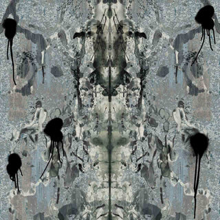 Rorschach Superwide Wallpaper Blue Grey