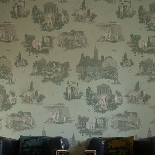 New York Toile Greens