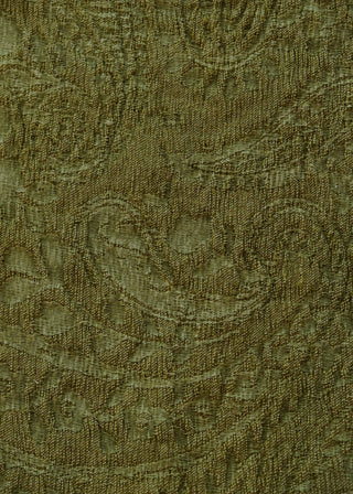 Kashmir Moss Cotton Jute - fabric detail