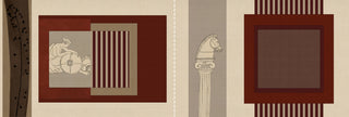 Trigarium Beige by Glamora, wallpaper mural