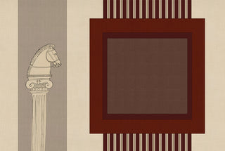 Trigarium Beige by Glamora, wallpaper mural