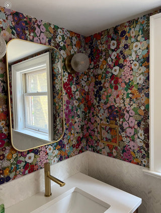 Printemps des roses trémières