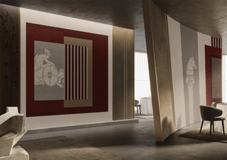 Trigarium Beige by Glamora, wallpaper mural