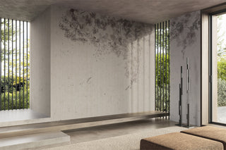 Wabi Grey by Glamora, wallpaper mural