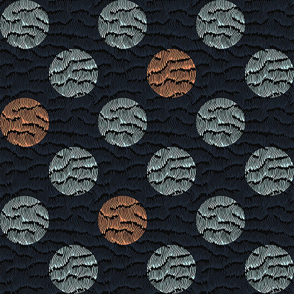 Wavedots Ensign 1900 by Maison Martin Morel, wallpaper