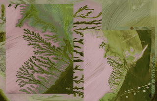 Abstract Landscape Green by Wall&decò, wallpaper mural