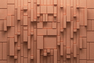 Guadalupe Peach by Wall&decò, wallpaper mural