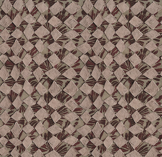 Lozenge Brown by Wall&decò, wallpaper mural
