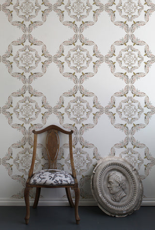 White Moth Circle Original