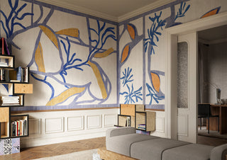 Zamia Beige by Glamora, wallpaper mural