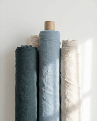 Aura Alabastro linen fabric by Coordonné