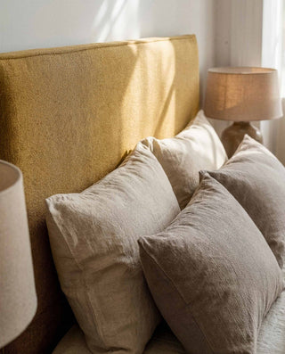 Aura Ambar linen fabric by Coordonné