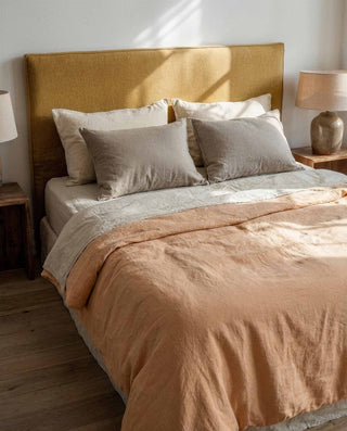 Aura Arroz linen fabric by Coordonné