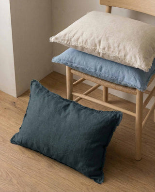 Aura Oceano linen fabric by Coordonné