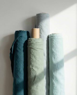Aura Maca linen fabric by Coordonné