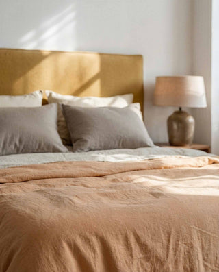 Aura Nude linen fabric by Coordonné
