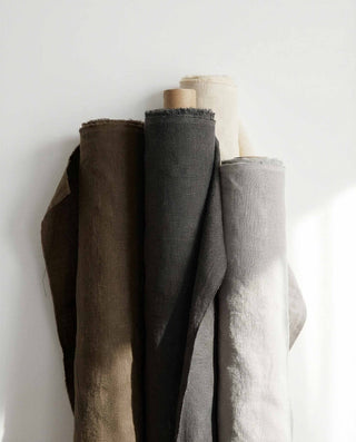 Aura Pimienta linen fabric by Coordonné