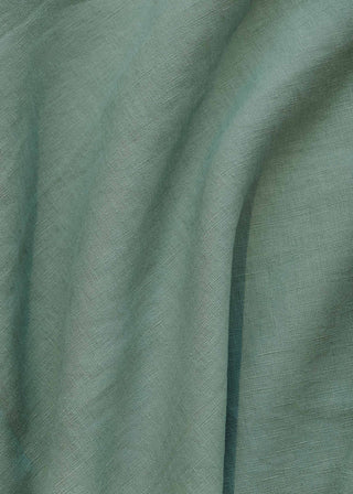 Aura Turquesa linen fabric close-up by Coordonné