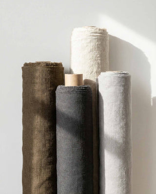 Aura Yeso linen fabric by Coordonné