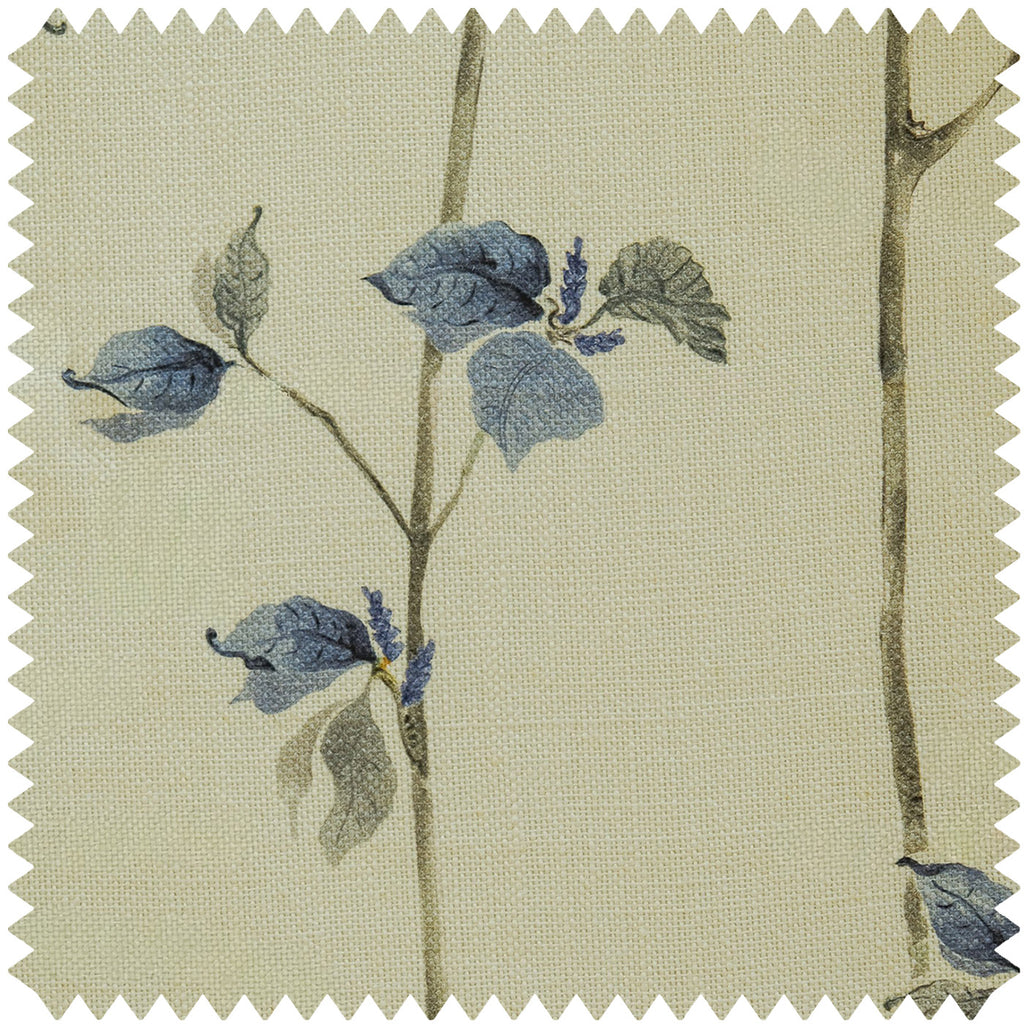 Azahar Linen Ultramar by Coordonné | Designer Fabric | NewWall ...
