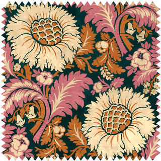 Chinese Damask Linen Coral