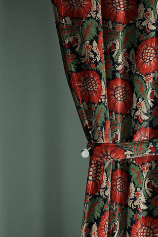 Chinese Damask Linen Ruby by Coordonné, fabric