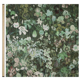 Floribunda Magna Cotton Linen Verde