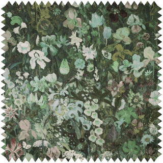 Floribunda Magna Cotton Linen Verde