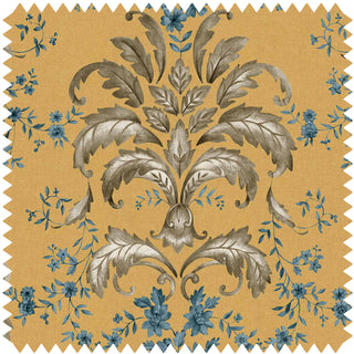 French Damask Cotton Curry