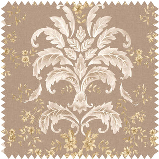 French Damask Cotton Papyrus
