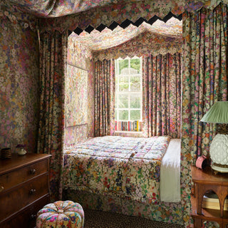 Hollyhocks Spring by House of Hackney, wallpaper mural