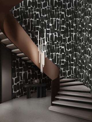 Black Attraction Beige by Wall&decò, wallpaper mural