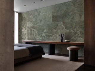 Tileaves Green by Wall&decò, wallpaper mural