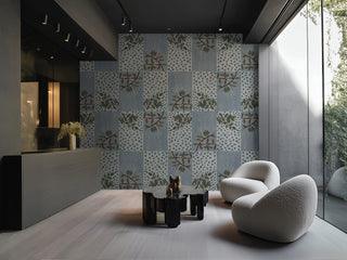 Turn Around Blue by Wall&decò, wallpaper mural