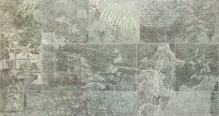 Tileaves Green by Wall&decò, wallpaper mural
