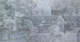Tileaves Blue by Wall&decò, wallpaper mural