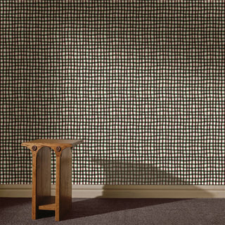 Artist's Check Carnelian by House of Hackney, wallpaper