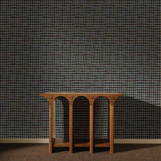 Artist's Check Noir by House of Hackney, wallpaper
