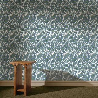 Sylvester Delphinium by House of Hackney, wallpaper