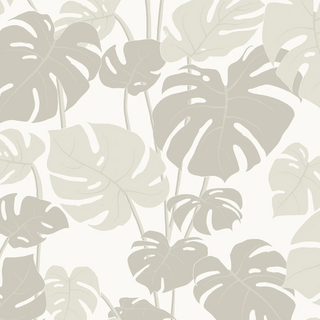 Mighty Monstera Linen Service by Abnormals Anonymous, wallpaper