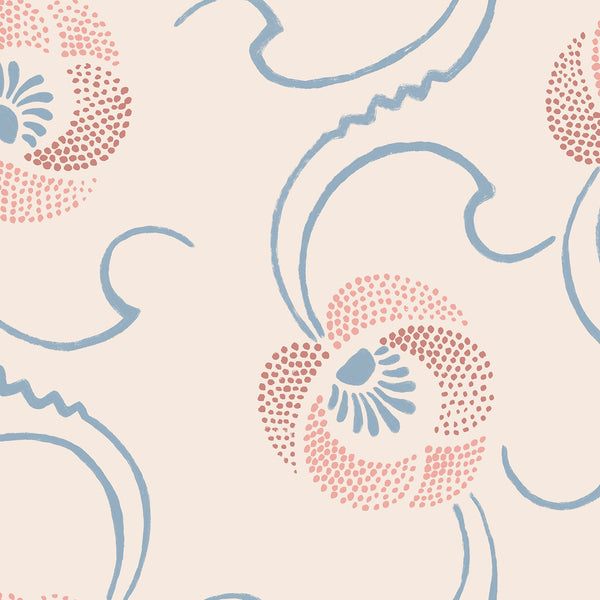 Fleur Sheer 1 by Maison Martin Morel, wallpaper