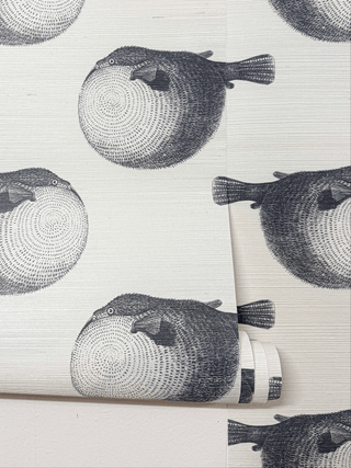 Mr. Blow White Sisal Salt+Pepper by Abnormals Anonymous, wallpaper
