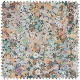 Hollyhocks Cotton Linen Prairie by House of Hackney, fabric