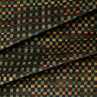 Martello Check Velvet Bark by House of Hackney, fabric