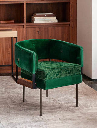 Venetian Damask Cotton Emerald