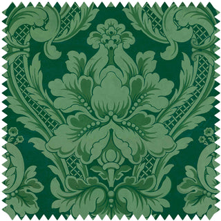 Venetian Damask Cotton Emerald