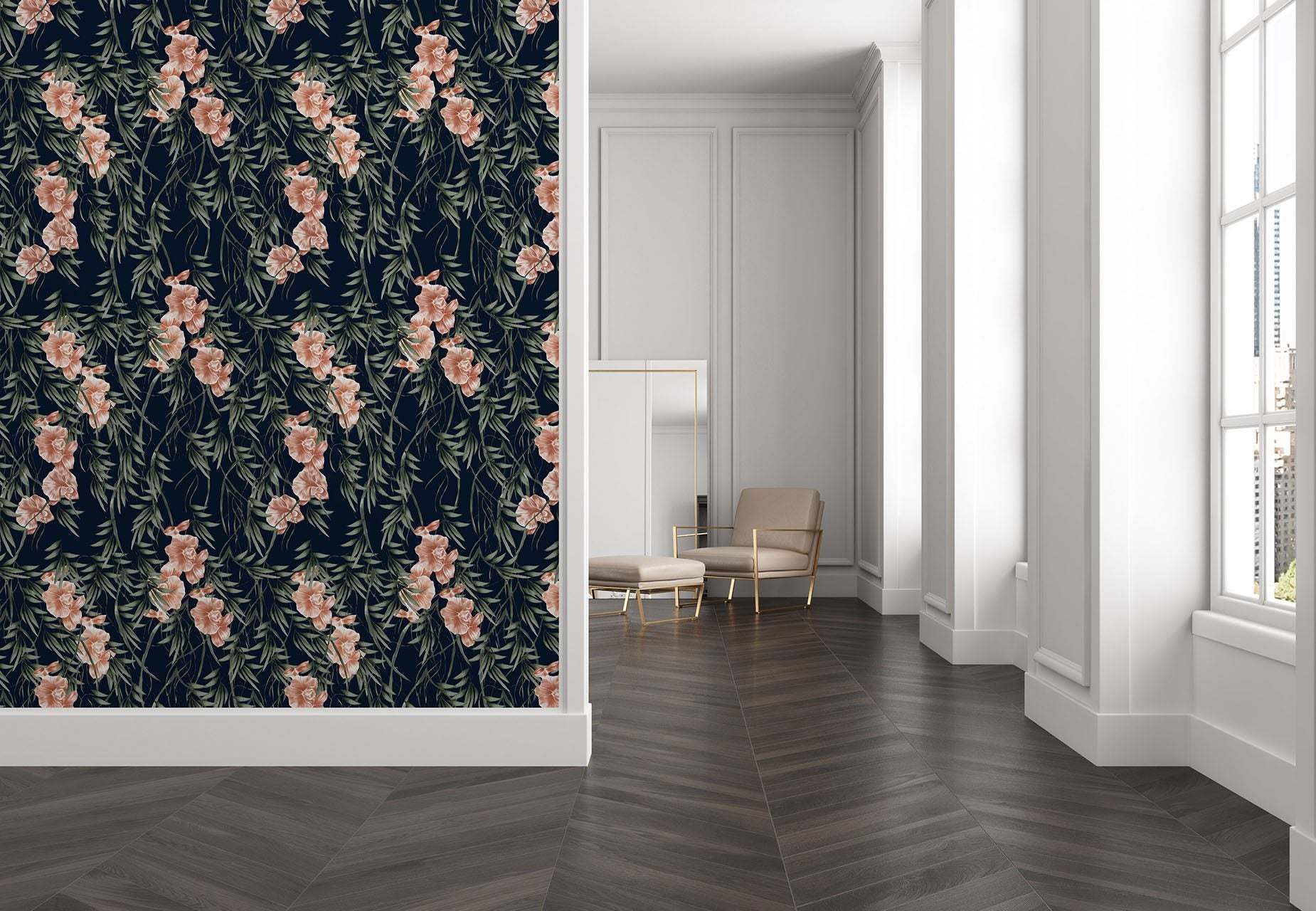 Wall&Deco's wallpapers are designed to be explored with the hands